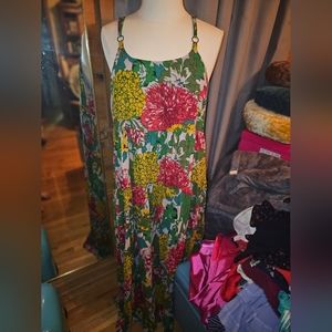 Floral Maxi Dress in XL
